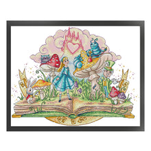 Load image into Gallery viewer, Joy Sunday Alice In Wonderland (50*40CM) 14CT Stamped Cross Stitch
