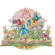 Load image into Gallery viewer, Joy Sunday Alice In Wonderland (50*40CM) 14CT Stamped Cross Stitch
