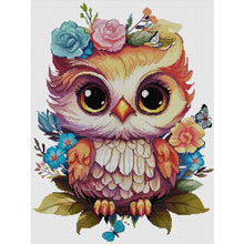 Load image into Gallery viewer, Joy Sunday Flowers And Owls (43*55CM) 14CT Stamped Cross Stitch
