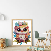 Load image into Gallery viewer, Joy Sunday Flowers And Owls (43*55CM) 14CT Stamped Cross Stitch
