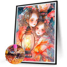 Load image into Gallery viewer, Girl 40X50CM(Canvas) Full Round Drill Diamond Painting
