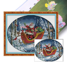 Load image into Gallery viewer, Santa Claus (53*44CM) 14CT Stamped Cross Stitch

