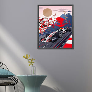 Driving Fast 40X50CM(Canvas) Full Round Drill Diamond Painting