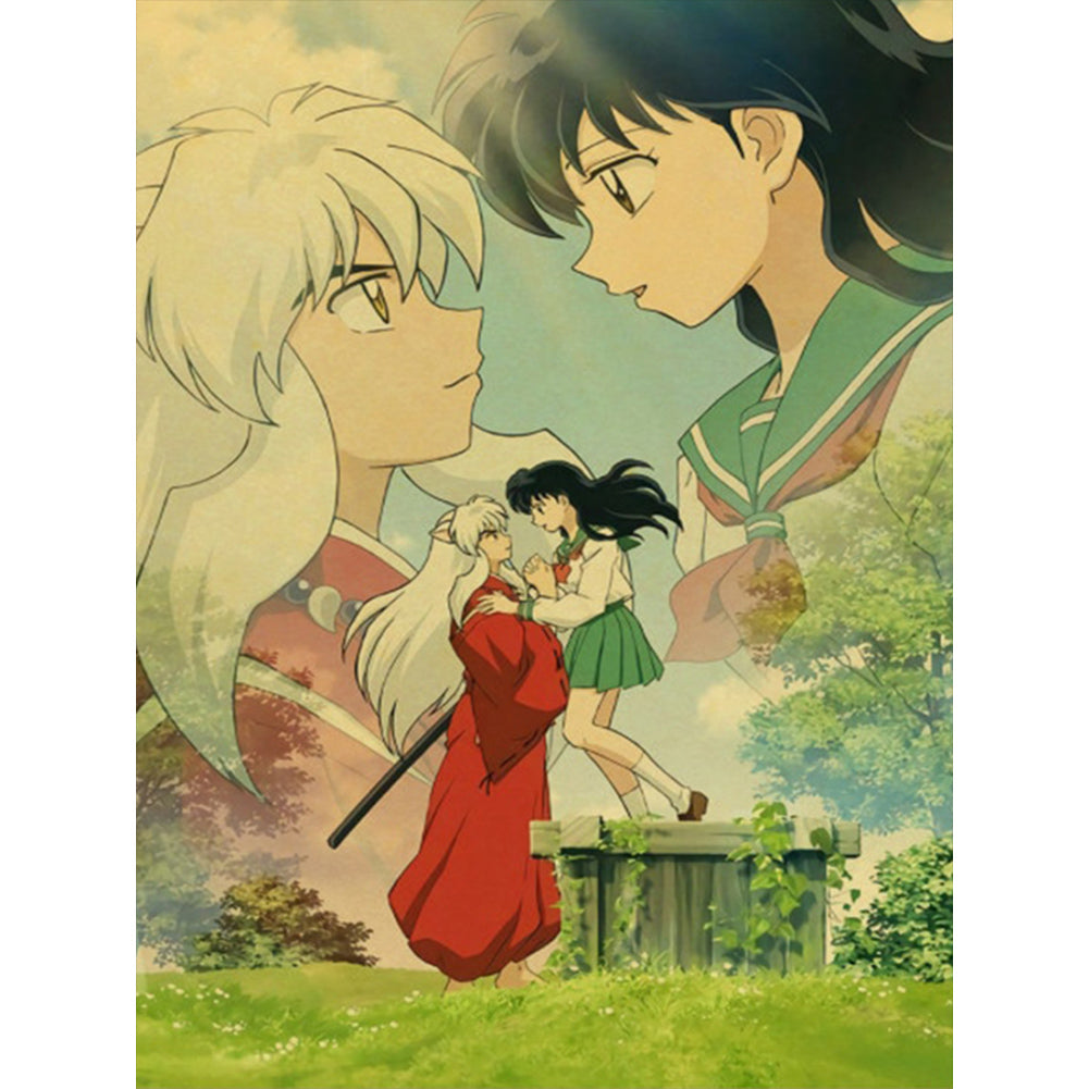 Inuyasha 30X40CM(Canvas) Full Round Drill Diamond Painting