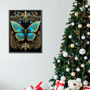 Butterfly 30X40CM(Canvas) Full Round Drill Diamond Painting