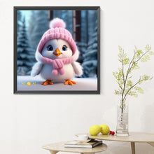 Load image into Gallery viewer, Snow Chick 30X30CM(Canvas) Full Round Drill Diamond Painting
