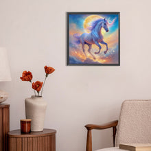 Load image into Gallery viewer, White Horse In Clouds 30X30CM(Canvas) Full Round Drill Diamond Painting
