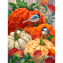 Load image into Gallery viewer, Pumpkin Bird 30X40CM(Canvas) Full Round Drill Diamond Painting
