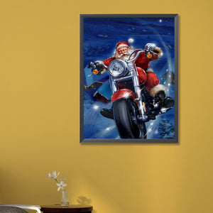 Santa Claus 45X60CM(Canvas) Full Square Drill Diamond Painting