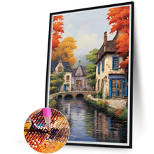 Load image into Gallery viewer, Country House 45X60CM(Canvas) Full Square Drill Diamond Painting
