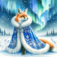 Load image into Gallery viewer, Aurora Fox 30X30CM(Canvas) Full Round Drill Diamond Painting
