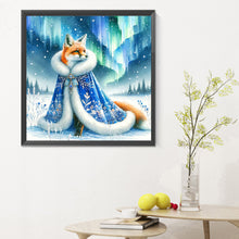 Load image into Gallery viewer, Aurora Fox 30X30CM(Canvas) Full Round Drill Diamond Painting
