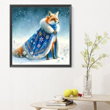 Load image into Gallery viewer, Aurora Fox 30X30CM(Canvas) Full Round Drill Diamond Painting
