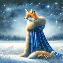 Load image into Gallery viewer, Aurora Fox 30X30CM(Canvas) Full Round Drill Diamond Painting
