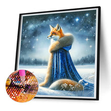 Load image into Gallery viewer, Aurora Fox 30X30CM(Canvas) Full Round Drill Diamond Painting
