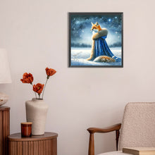 Load image into Gallery viewer, Aurora Fox 30X30CM(Canvas) Full Round Drill Diamond Painting
