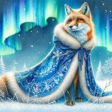 Load image into Gallery viewer, Aurora Fox 30X30CM(Canvas) Full Round Drill Diamond Painting
