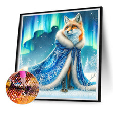 Load image into Gallery viewer, Aurora Fox 30X30CM(Canvas) Full Round Drill Diamond Painting
