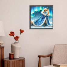 Load image into Gallery viewer, Aurora Fox 30X30CM(Canvas) Full Round Drill Diamond Painting
