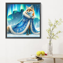 Load image into Gallery viewer, Aurora Fox 30X30CM(Canvas) Full Round Drill Diamond Painting
