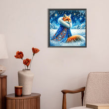 Load image into Gallery viewer, Aurora Fox 30X30CM(Canvas) Full Round Drill Diamond Painting
