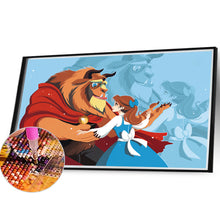 Load image into Gallery viewer, Beauty And The Beast Dance Together 40X30CM(Canvas) Full Round Drill Diamond Painting
