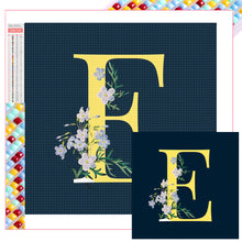 Load image into Gallery viewer, Flower Letter E 40X40CM(Canvas) Full Square Drill Diamond Painting
