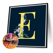Load image into Gallery viewer, Flower Letter E 40X40CM(Canvas) Full Square Drill Diamond Painting

