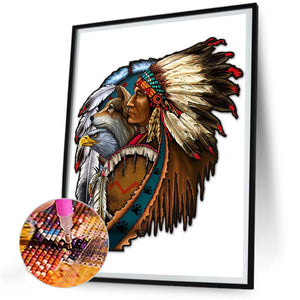 Indian 30X40CM(Canvas) Full Round Drill Diamond Painting