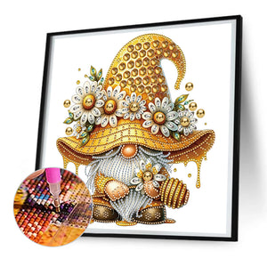 Bee Goblin 30X30CM(Canvas) Partial Special Shaped Drill Diamond Painting