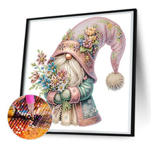 Load image into Gallery viewer, Flower Gnome 30X30CM(Canvas) Partial Special Shaped Drill Diamond Painting
