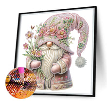 Load image into Gallery viewer, Flower Gnome 30X30CM(Canvas) Partial Special Shaped Drill Diamond Painting
