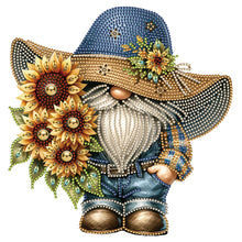 Load image into Gallery viewer, Sunflower Cowboy Goblin 30X30CM(Canvas) Partial Special Shaped Drill Diamond Painting
