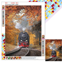 Load image into Gallery viewer, Country Train 30X40CM(Canvas) Full Square Drill Diamond Painting
