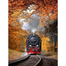 Load image into Gallery viewer, Country Train 30X40CM(Canvas) Full Square Drill Diamond Painting
