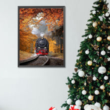 Load image into Gallery viewer, Country Train 30X40CM(Canvas) Full Square Drill Diamond Painting
