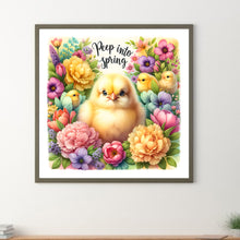 Load image into Gallery viewer, Easter Chick Bunny 30X30CM(Canvas) Full Round Drill Diamond Painting
