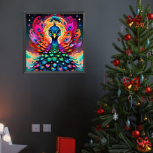 Load image into Gallery viewer, Peacock 40X40CM(Canvas) Full Round Drill Diamond Painting
