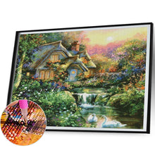 Load image into Gallery viewer, Houses River 50X40CM(Canvas) Full Round Drill Diamond Painting
