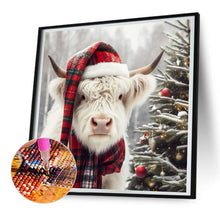 Load image into Gallery viewer, Christmas Yak 30X30CM(Canvas) Full Round Drill Diamond Painting
