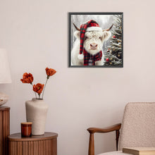 Load image into Gallery viewer, Christmas Yak 30X30CM(Canvas) Full Round Drill Diamond Painting
