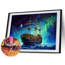 Load image into Gallery viewer, Sea Sailing Boat 40X30CM(Canvas) Full Round Drill Diamond Painting
