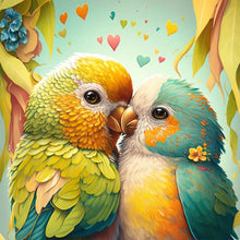 Load image into Gallery viewer, A Pair Of Lovebirds 30*30CM(Canvas) Full Round Drill Diamond Painting
