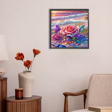 Load image into Gallery viewer, Colorful Beach With Roses 30X30CM(Canvas) Full Round Drill Diamond Painting
