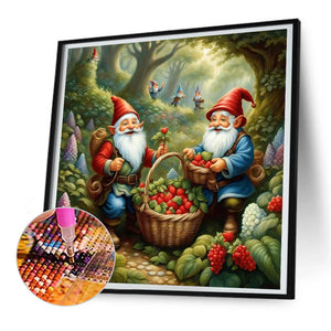 Goblins In The Forest 30X30CM(Canvas) Full Round Drill Diamond Painting