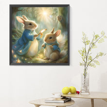 Load image into Gallery viewer, Rabbit Magic In The Forest 30X30CM(Canvas) Full Round Drill Diamond Painting
