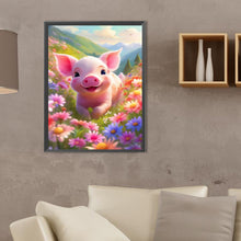 Load image into Gallery viewer, Cute Pig 30X40CM(Canvas) Full Square Drill Diamond Painting
