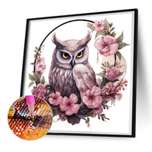 Load image into Gallery viewer, Owl 30X30CM(Canvas) Full Round Drill Diamond Painting
