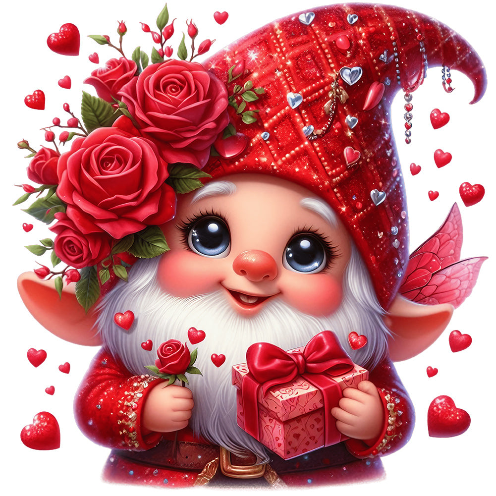Valentine'S Day Goblin 30*30CM(Canvas) Full Round Drill Diamond Painting