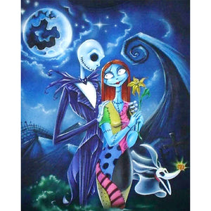 Jack And Sally'S Wedding (40*50CM) 11CT Stamped Cross Stitch